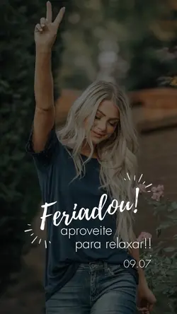 Feriado, 09 de Julho