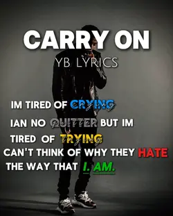 carry on - yb