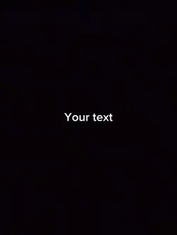 Your text