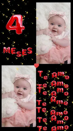 mesversario bebê 