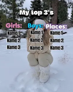 My top 3 