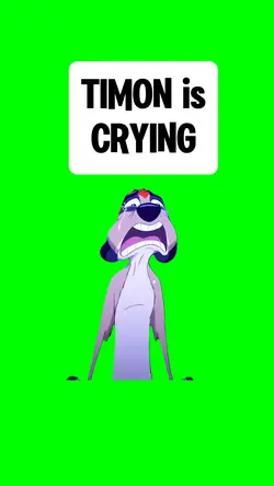 TIMON is CRYING