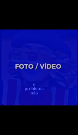 O problema não é...