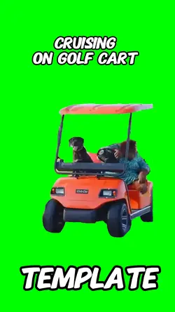 Cruising golf cart 