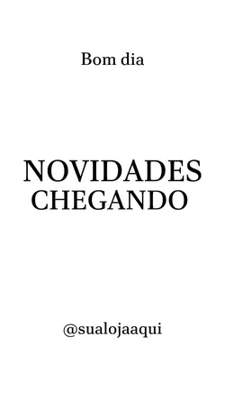 Novidades Chegando 