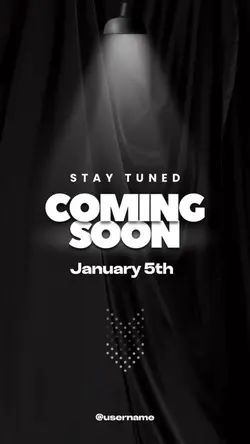 Coming soon event