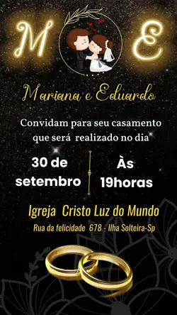 Convite de Casamento