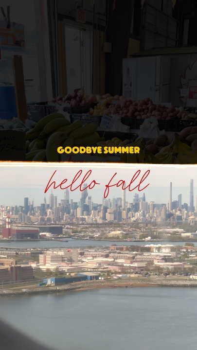 au revoir l'été, salut l'automne 