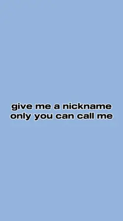 give me a nickname 