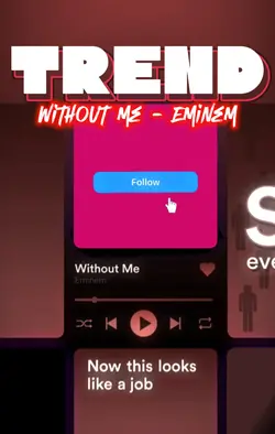 WITHOUT ME TREND