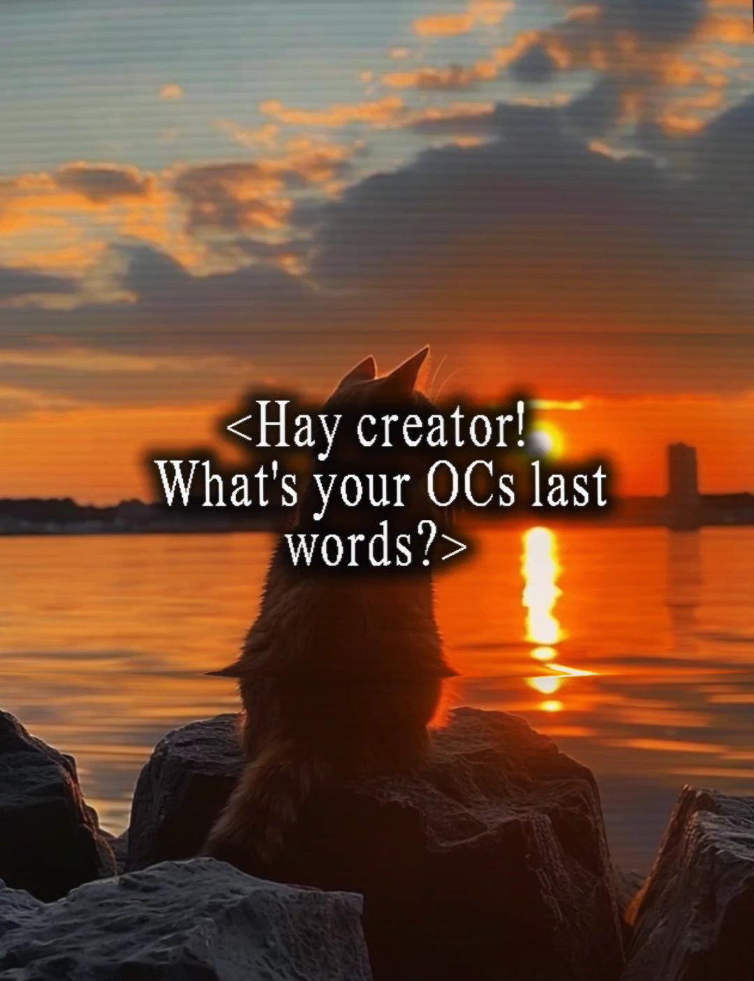 As últimas palavras de OC?