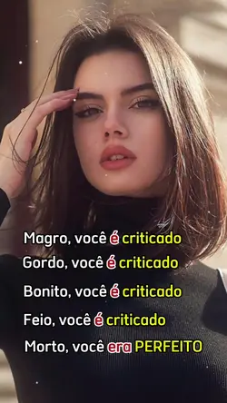 Magro vc é criticand