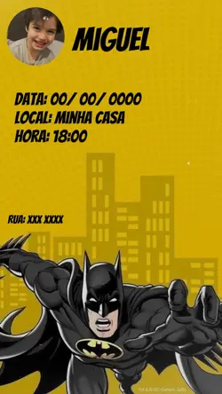 Convite Batman