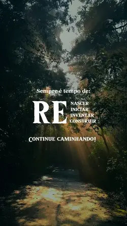 Sempre é tempo
