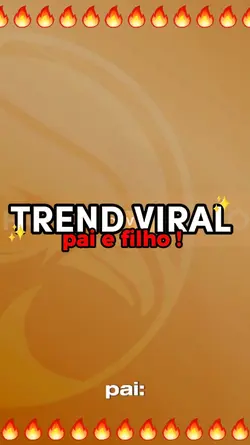 trend pai e filho!