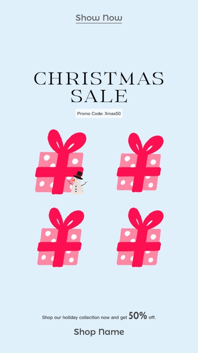 Promoción De Venta De Navidad