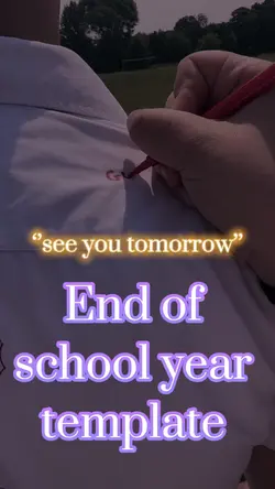 See you tomorrow :( 