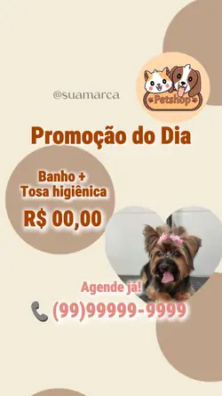 Banho&Tosa Promoção 