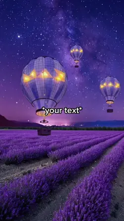 Hot air balloons