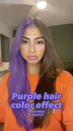 Purple hair color