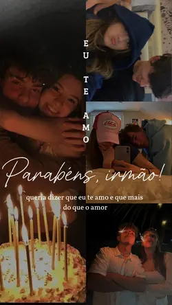 PARABÉNS IRMAOOO 