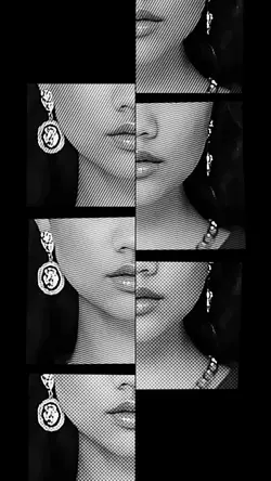 Black and white clip