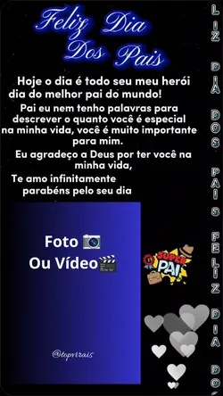 FELIZ DIA DOS PAIS 