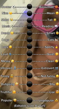 Personality scale 🤗