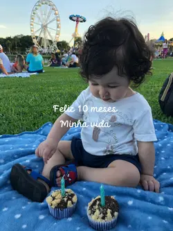 feliz 10meses filho