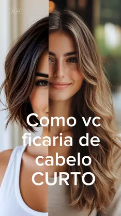 Meu cabelo curto 
