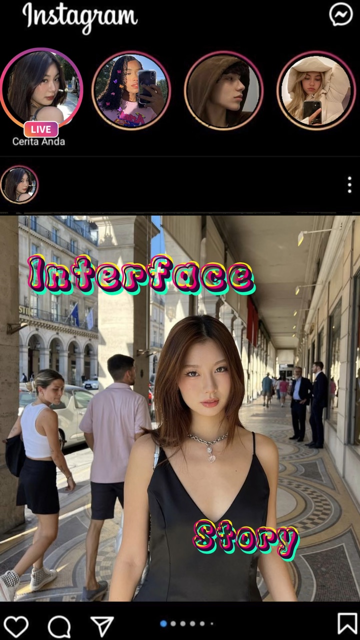 Interface story 📸