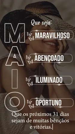 Maio bem-vindo 