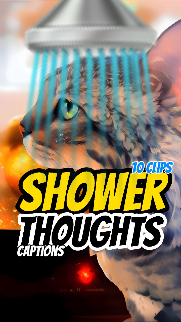 Shower thoughts 🚿 😹😸