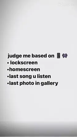 judge me based o