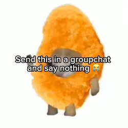 Goofy chicken nugget