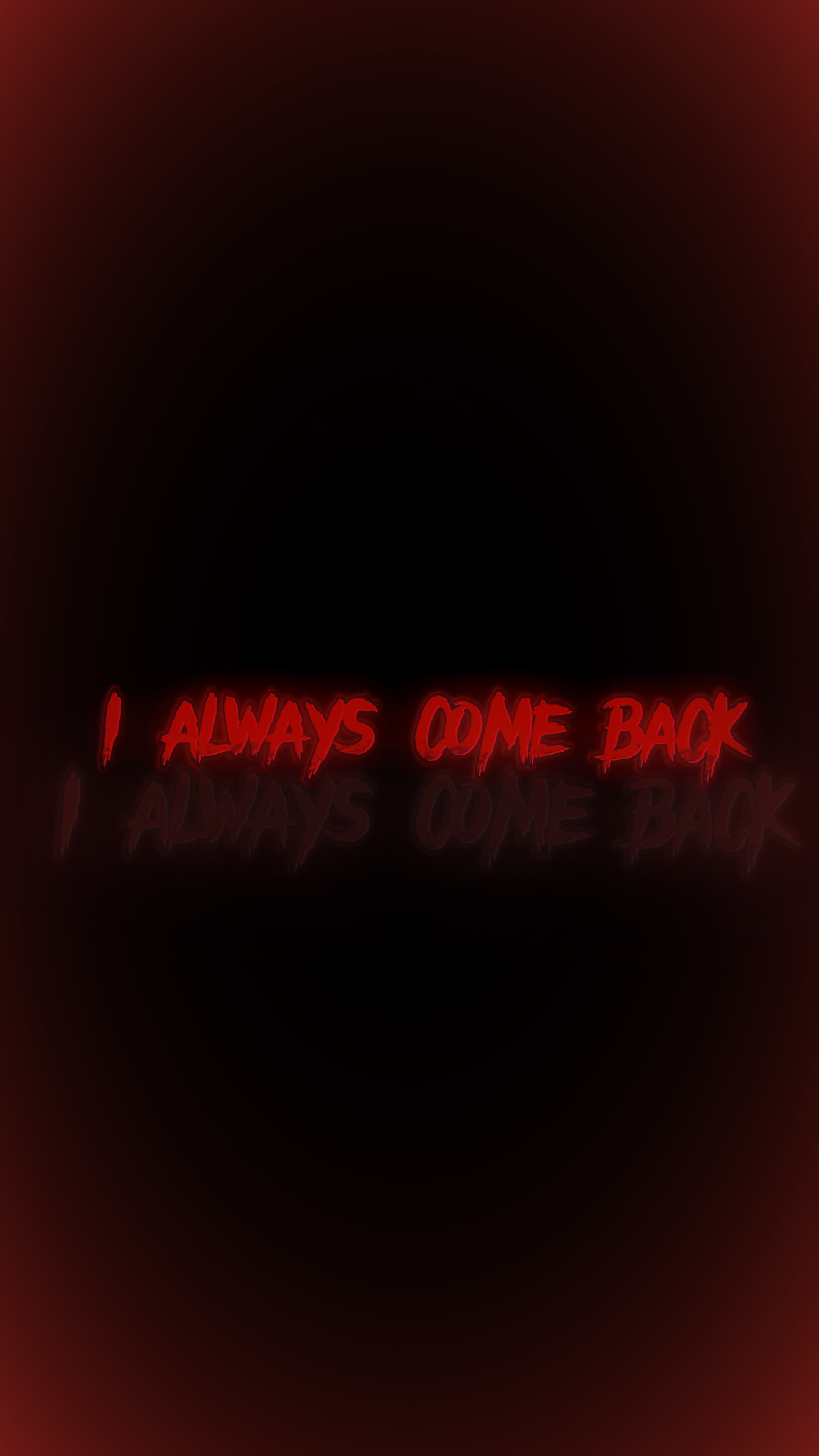 I always come back