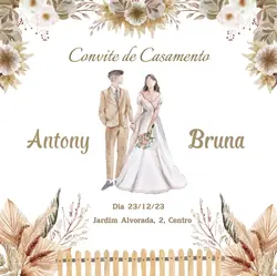 Convite casamento