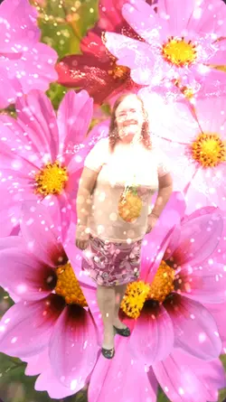 saindo da flor