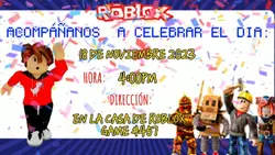 ROBLOX INVITACION