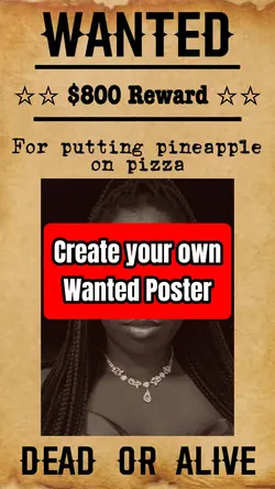 WANTED poster