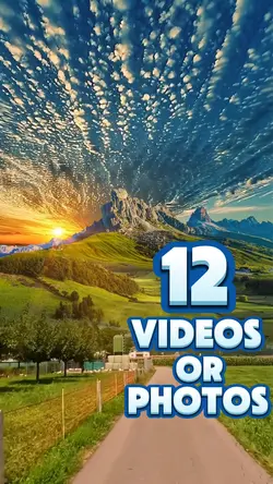 12 videos or photos