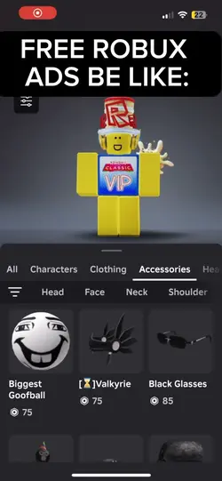 Free robux adds
