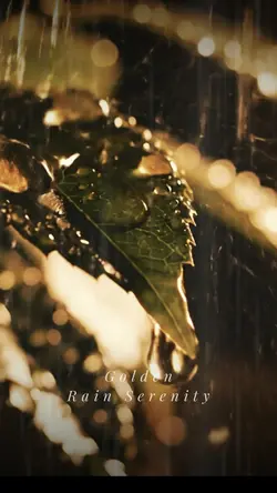 Golden serenity Rain