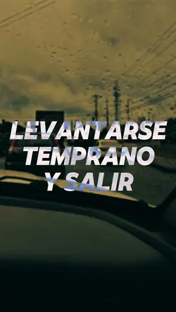 levantarse temprano