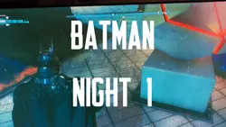 Batman finds a man