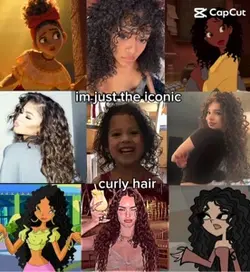 Curly hair girls 