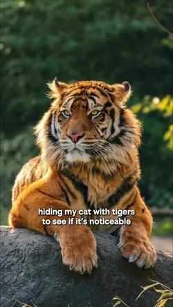 hiding my cat
