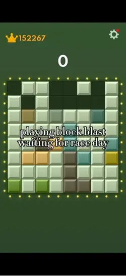 Pre-race block blast