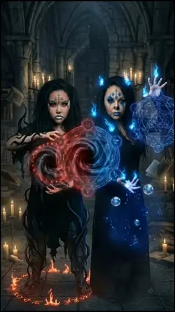 blue red magic