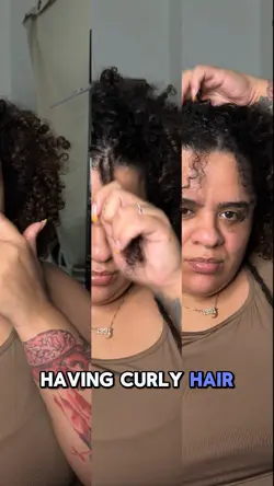 Curly hair 